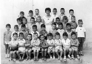 ECOLE DES DAMES AFRICAINES MARAVAL 1959 MATERNELLE  MLLE ANNE MARIE SABIA